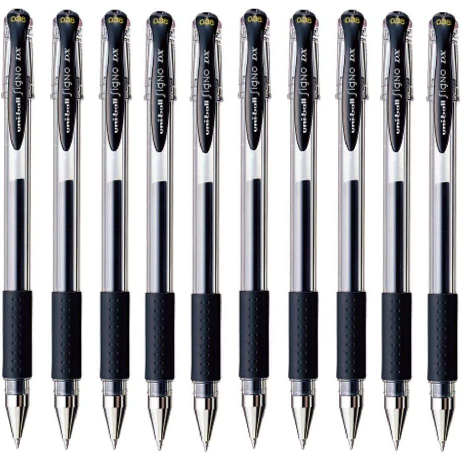 Uni-ball Signo Dx Um-151 Gel Ink Pen - 0.38 มม. - 10 ชิ้น - สีดํา - ดินสอ Uni Mitsubishi
