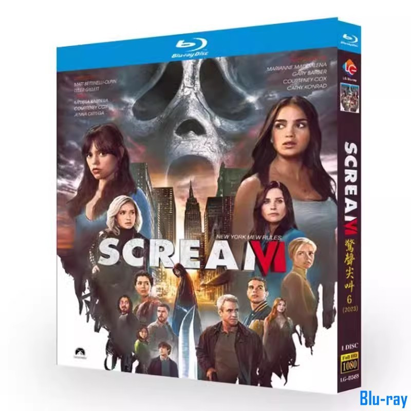 [BRAND NEW SEALED] American Film Scream 6 / Scream VI (2023) กล่อง Blu-ray 1 แผ่น