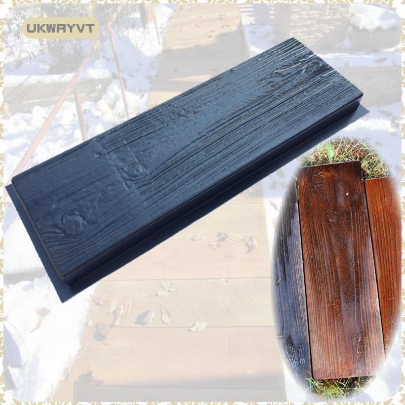 [ukwryvt] ลายไม้ DIY Pavement Path Cement Paving Mould Garden Road Courtyard คอนกรีตก้าว