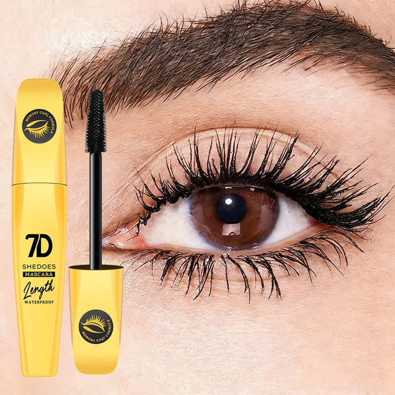 SHEDOES มาสคาร่าสีดําเพื่อเพิ่มความยาวและความงอน - กันน้ํา กันเหงื่อ เหมาะกับทุกสภาพผิว
