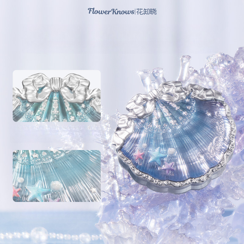 FLOWER KNOWS Blush Shell Pearl Series Summer Expansion Color Vitality Girl บรรยากาศสด