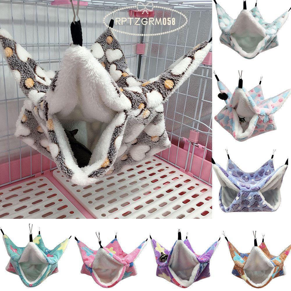 RPTZGRM058 เปลญวนสัตว์เลี้ยง Warm Ferret Rat ตุ๊กตากระรอกเตียง