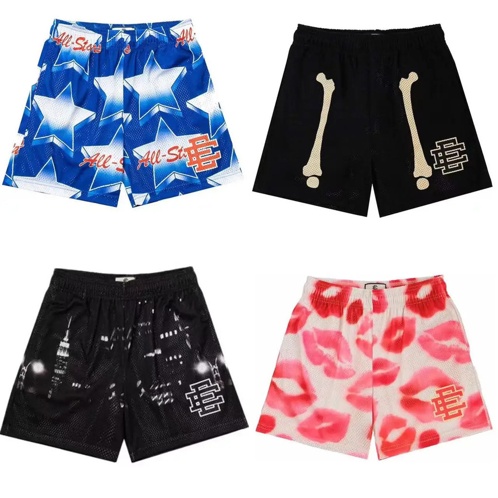 Eric Emanuel กางเกงขาสั้น-basic shorts สไตล์คลาสสิกสำหรับผู้ชาย ใช้งานได้ทั้งการออกกำลังกายและใส่วันสบาย