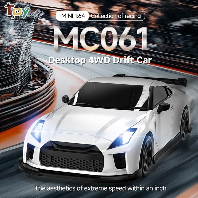 รถบังคับวิทยุ Mcarro Nissan GTR R34 ขนาด 1:64 ความเร็วสูง ระบบขับเคลื่อน 4 ล้อ สำหรับดริฟท์ เหมาะสำห