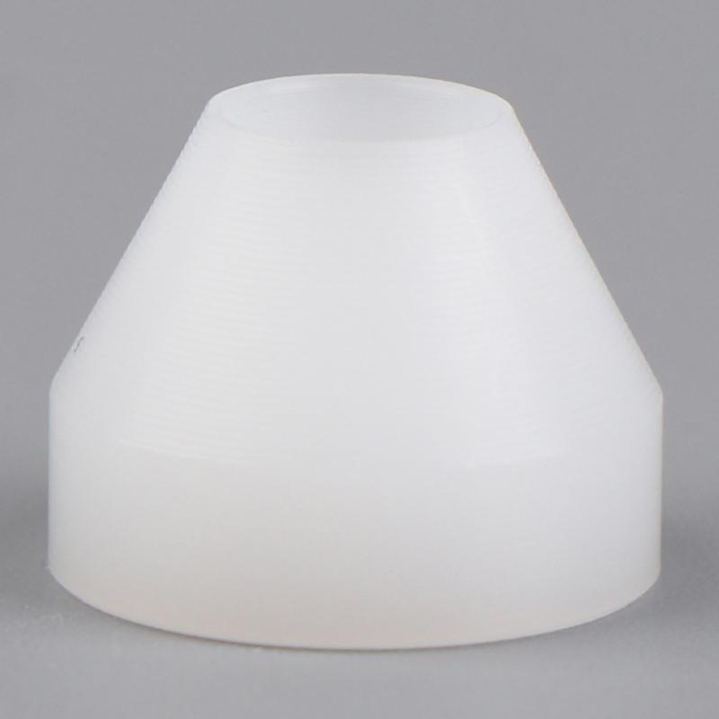 Form & Art 10PCS ปากกา Bushings สีขาวปากกา Bushings Non-Stick ทนทานปากกา Bushings สังเคราะห์ Bushing