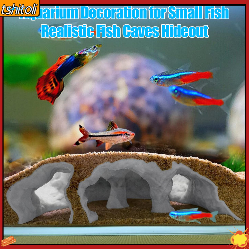 {tshitoli} พิพิธภัณฑ์สัตว์น้ําตกแต่งสําหรับปลาขนาดเล็กปลาและกุ้งอุโมงค์เครื่องประดับพิพิธภัณฑ์สัตว์น
