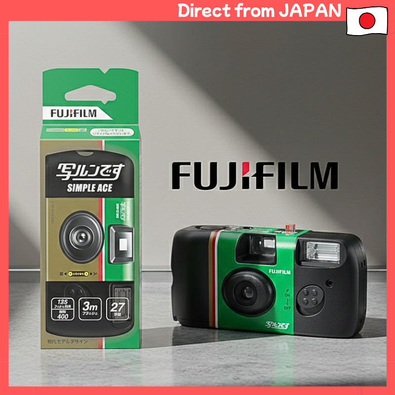 Fujifilm Simple Ace Disposable Camera - 27 Exposures - ISO 400 - Japan Official