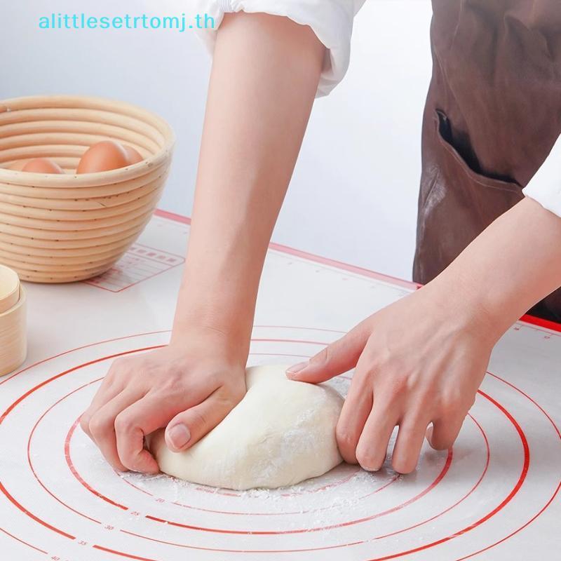 Alittlese ซิลิโคนเบเกอรี่ Mat Pastry Rolling นวด Pad ครัวเครปพิซซ่าแป้ง Non-Stick Pan Pastry Mat TH