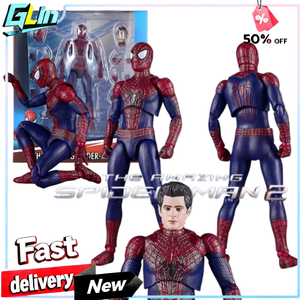 Mafex248 The Amazing Spider-Man 2 Andrew Garfield Action Figure - คอลเลกชันรูปปั้นหุ่นของขวัญ