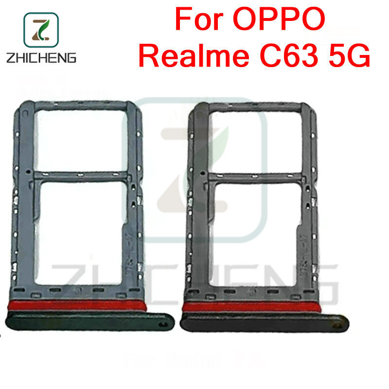 สําหรับ OPPO Realme C63 5G ซิมการ์ดถาดผู้ถือผู้ถือบัตร Reader SD Slot อะแดปเตอร์อะไหล่