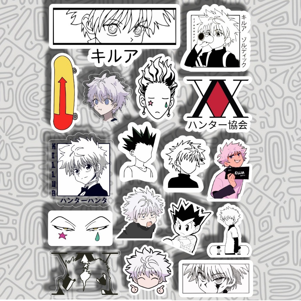 สติ๊กเกอร์ฮันเตอร์XHunter Killua || สติ๊กเกอร์อนิเมะ Gon Killua