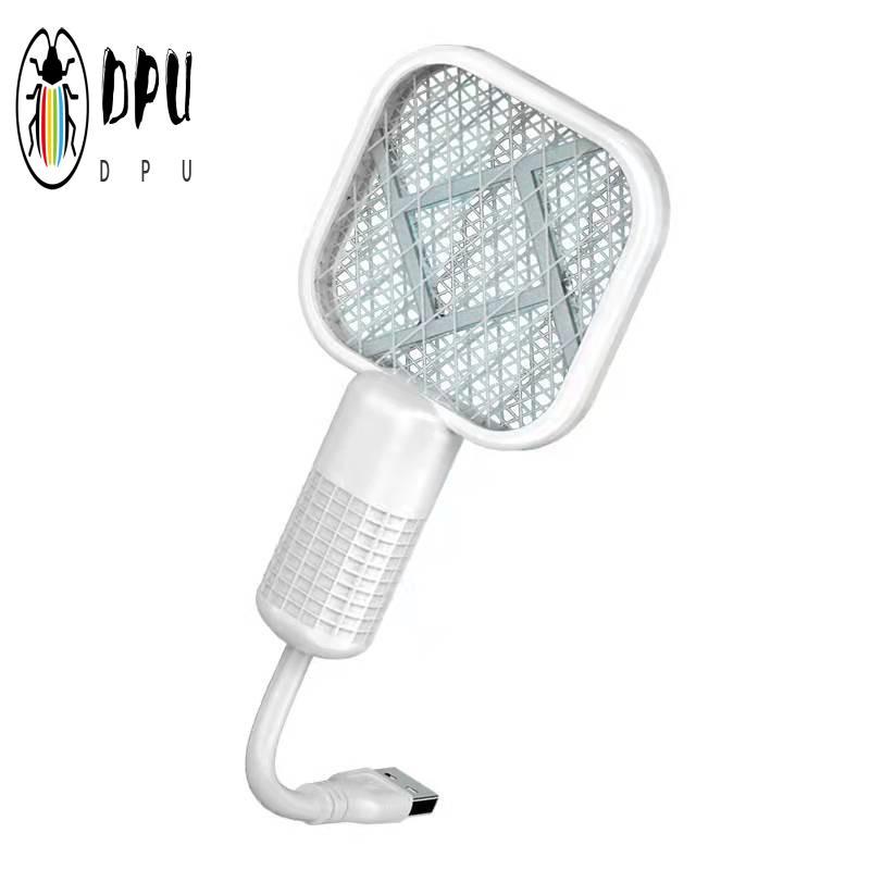 ไม้ตียุงไฟฟ้าแบบชาร์จไฟได้ UV Light Bug Zapper - นักฆ่าแมลงวันแบบพกพาสําหรับการตั้งแคมป์กลางแจ้ง