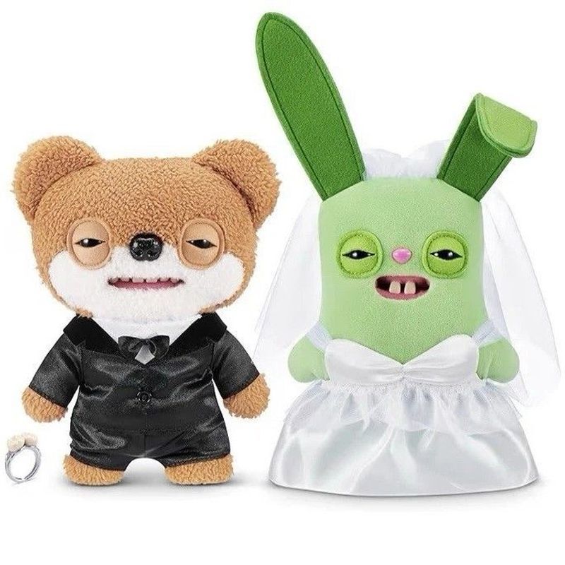 【พร้อมส่ง】Fuggler official Funny Ugly Monster ของแท้ คนลักลอบ น่ารักฟันมอนสเตอร์แต่งงานแต่งงานชุดตุ๊กตาตุ๊กตาน่าเกลียดน่ารักอินเทรนด์เล่นตุ๊กตาของเล่น  ตุ๊กตา fuggler พวงกุญแจ fuggler keychain พวงกุญแจ fuggler fuggler แท้
