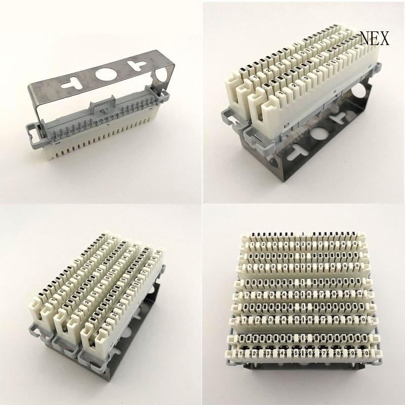 NEX กรอบยึดด้านหลังสําหรับ Krone LSA โมดูล 1 2 3 5 แถว Krone LSA โมดูลวงเล็บ