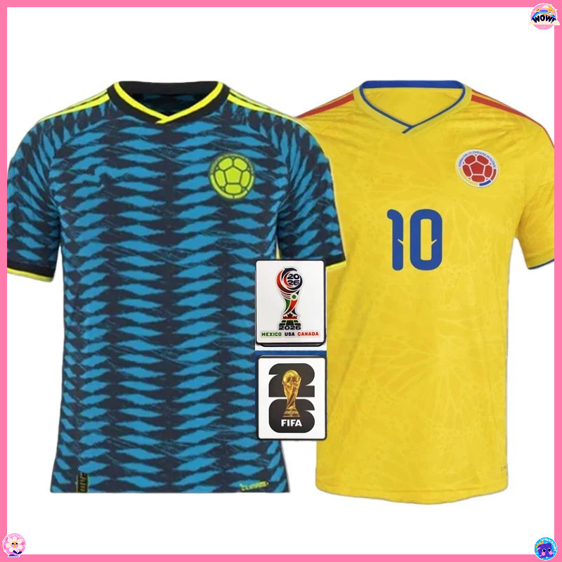 2026 Colombia High-Quality Jersey Home Away เสื้อกีฬาผู้ชาย S-4XL