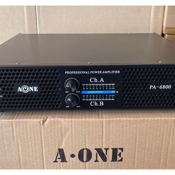 เพาเวอร์แอมป์กลางแจ้ง Poweramp 1000W PA 6800 A-one เพาเวอร์แอมป์ Aone รุ่น PA6800 เครื่องขยายเสียง ข