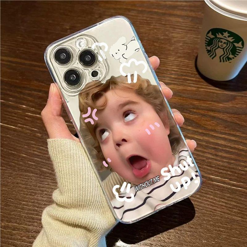 เคสไอโฟน 17/17 Pro/17 Pro Max/16/15/14/13/12/11 ลายสาวน่ารัก + หน้าตาตลกๆ  สไตล์ฮาๆ