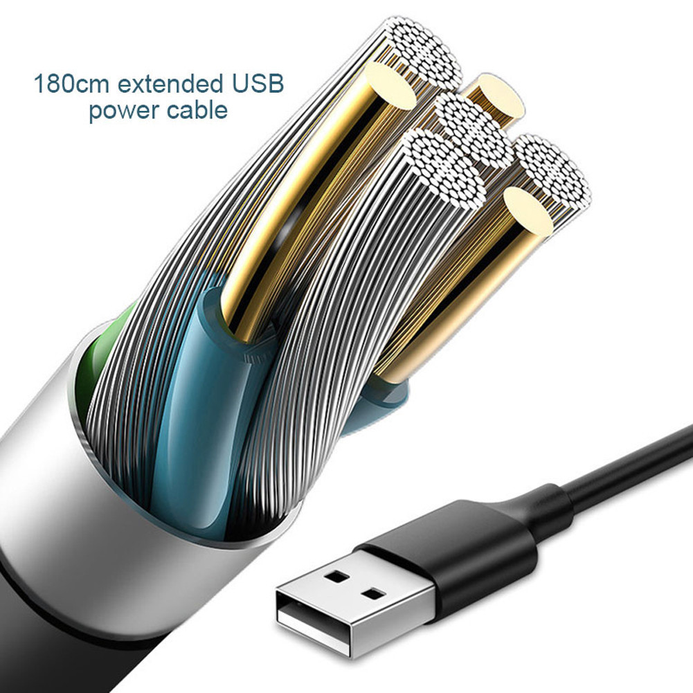 พัดลมติดรถยนต์ USB 3 เกียร์   หมุนได้ 360° ลมแรง เสียงเงียบ ขนาดกะทัดรัด  12V 24V เหมาะกับรถยนต์ รถบรรทุก และรถ. ราคา ถูกที่สุด ดีลบีเคเค แกลเลอรีภาพที่ 6
