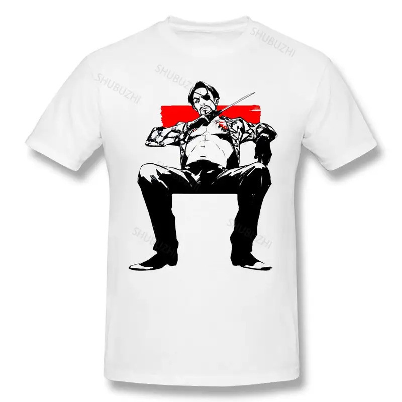 เสื้อยืดผ้าฝ้ายลายกราฟิก Yakuza Kiwami Kazuma Kiryu Yumi สำหรับผู้ชาย ไซส์ใหญ่ เสื้อโอเวอร์ไซส์ Goro