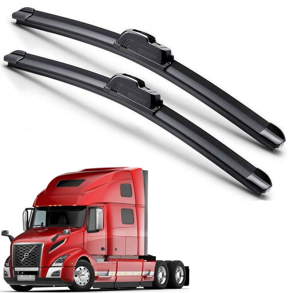 สําหรับ 2015-2023 Volvo VNL 740/760 ใบปัดน้ําฝน J-HOOK ซิลิโคนไฮบริด