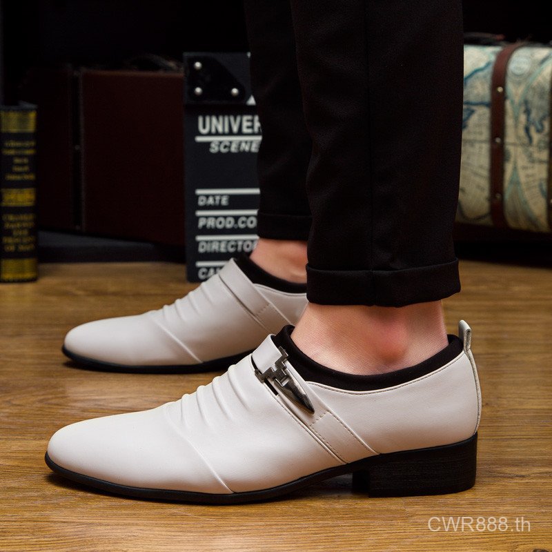 รองเท้าหนังผู้ชายธุรกิจอย่างเป็นทางการ PU Office Covered Slip-Ons SHN5