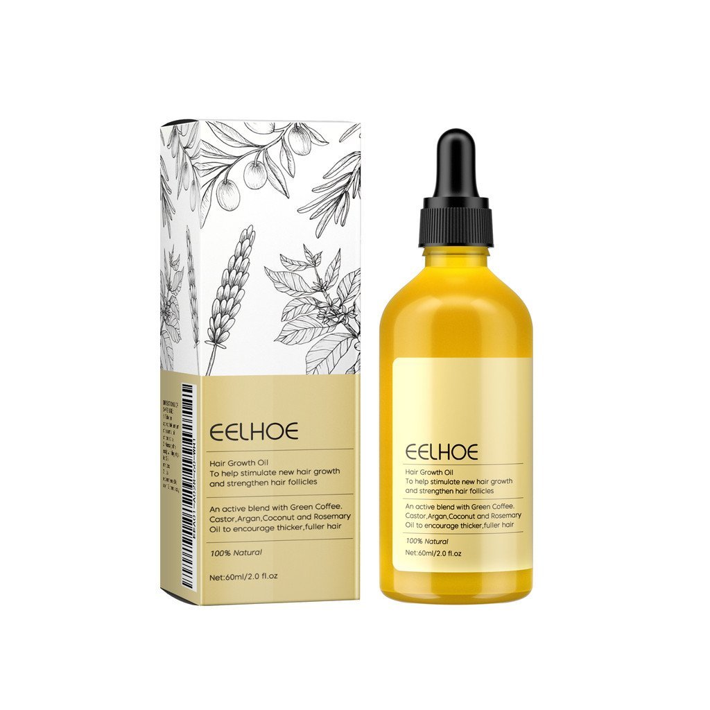 EELH Rosemary Hair Care Essential Oil Hair Repair Softening Gentle Nourishing Glossy Hair Oil