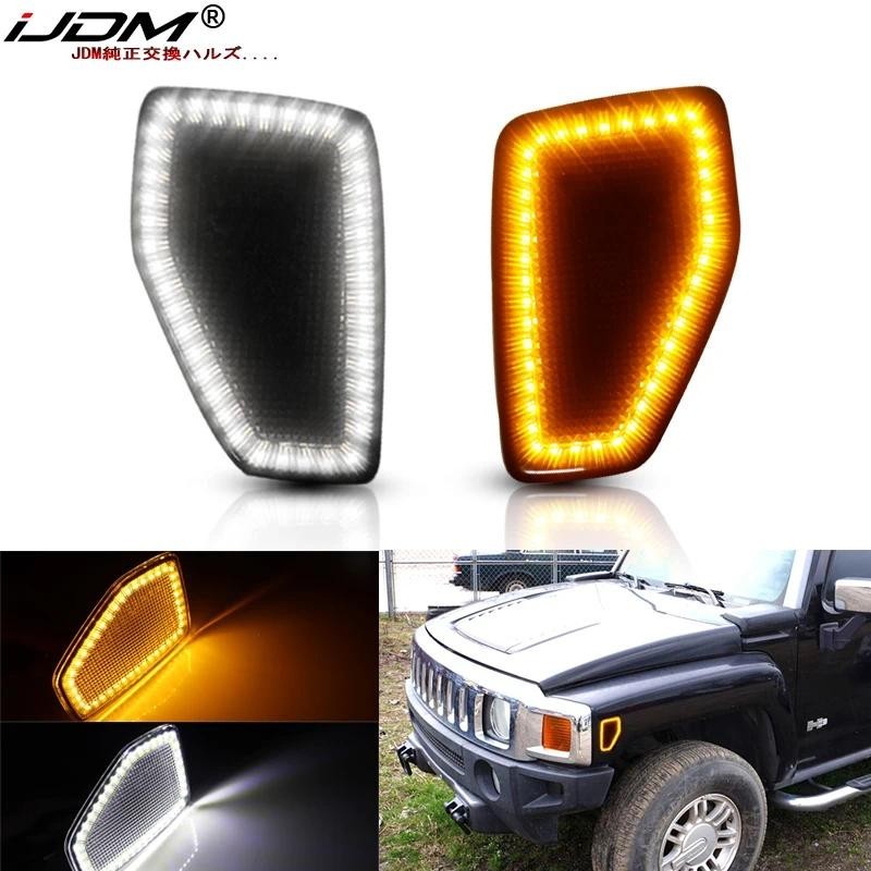 IJDM ไฟเลี้ยวด้านข้างสําหรับ 2005-2006-2010 Hummer H3 ทุกรุ่นสําหรับ 2009-2010 Hummer H3T ทุกรุ่นไฟเ