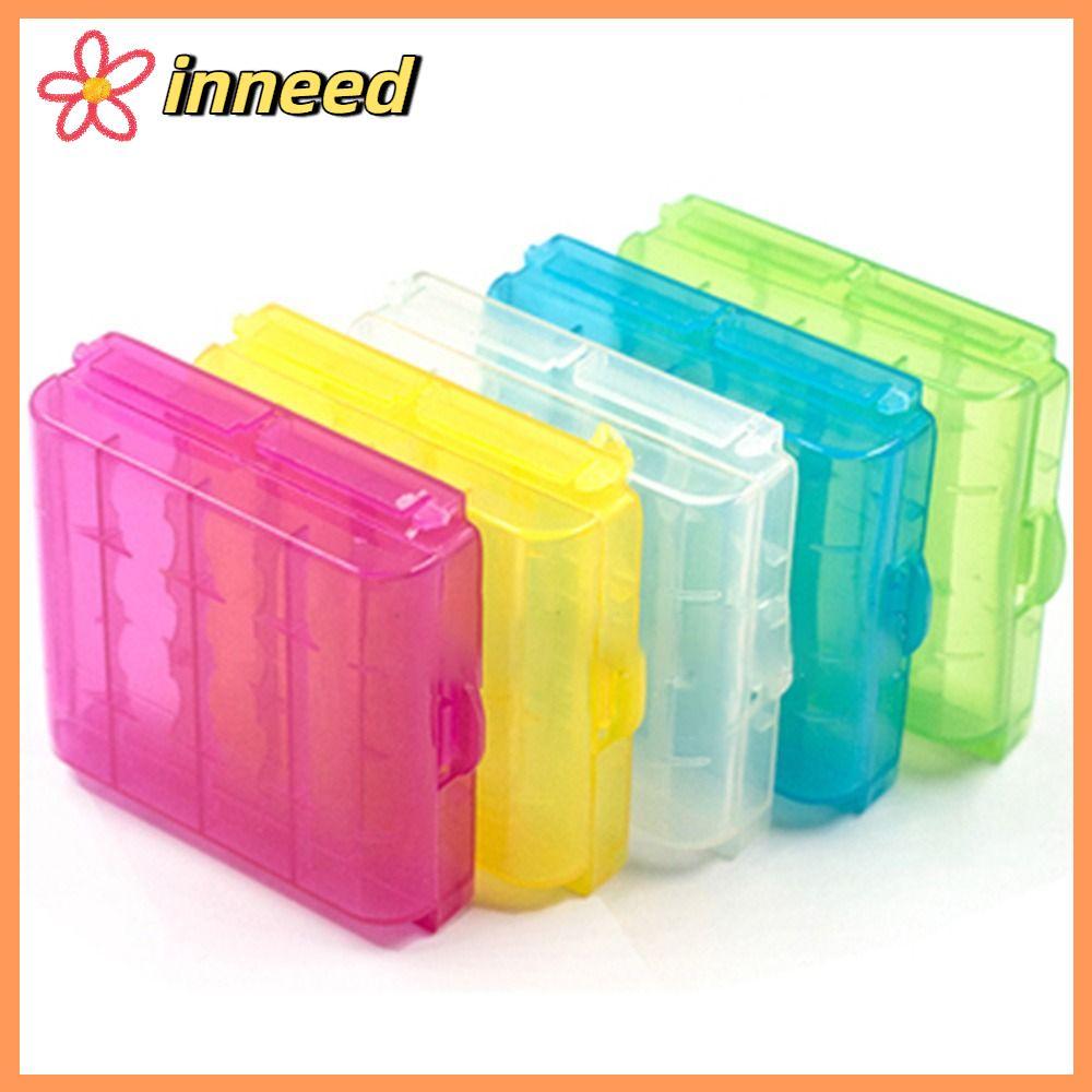 INNEED แบตเตอรี่ Coloful แบตเตอรี่แบบชาร์จไฟได้สําหรับ 14500 10440 กล่องแบตเตอรี่