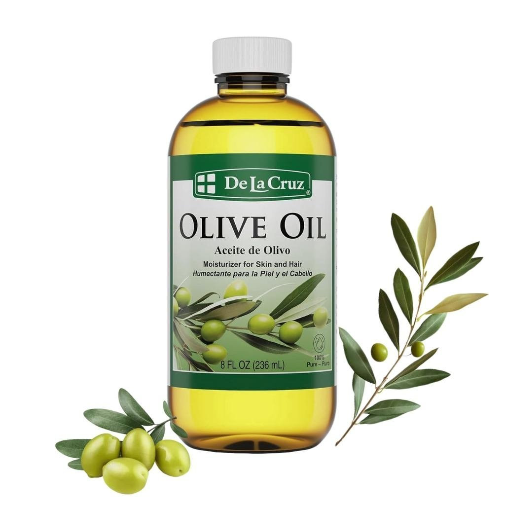Dracruz Pure Olive Oil-Press Olive Oil สําหรับดูแลเส้นผมและน้ํามันบํารุงผิวกายเนื้อบางเบาสําหรับผิวแ