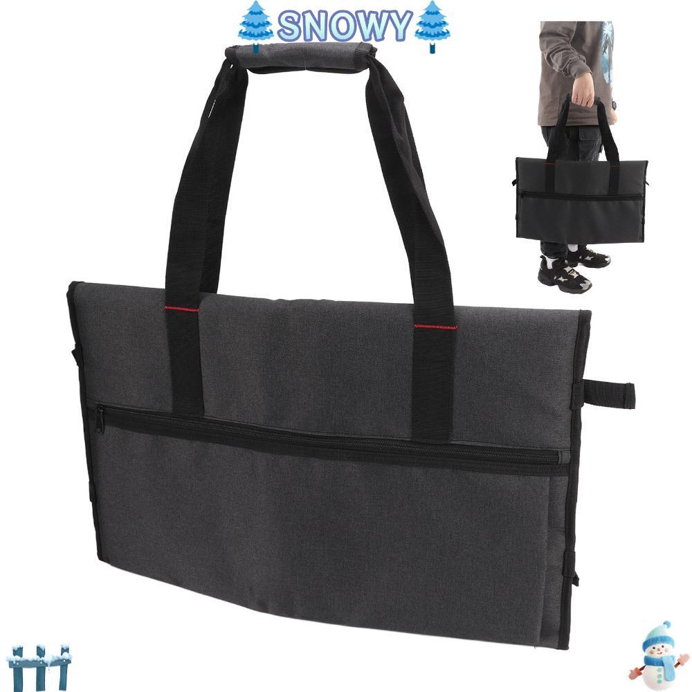 SNOWY Monitor Carrying , 24 นิ้วผ้า Frosted Monitor กระเป๋าป้องกัน, ทนทานพร้อมที่จับหน้าจอ LCD สีดํา