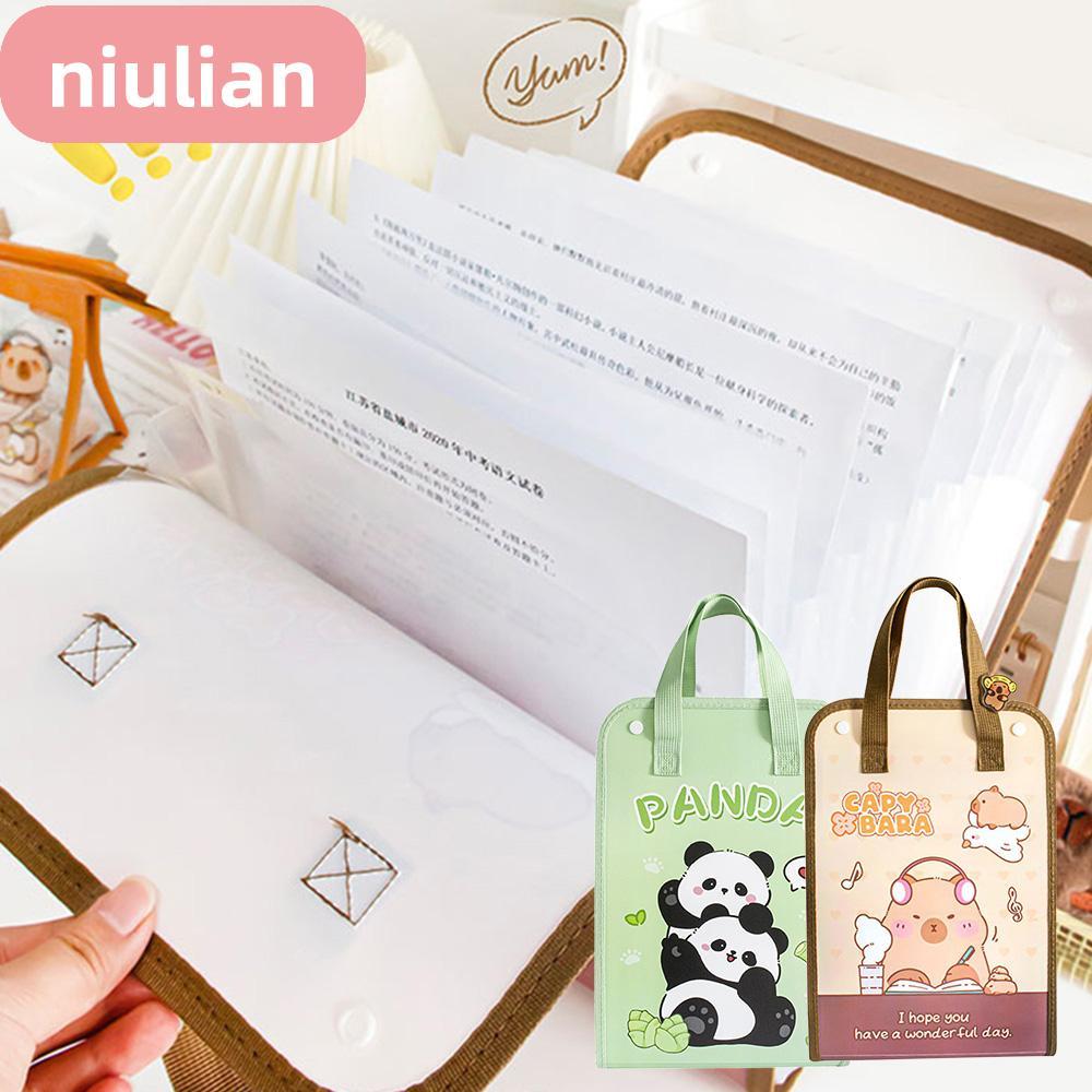 โฟลเดอร์ไฟล์ นิเลียน, กระเป๋าแฟ้มขยาย เพื่อนบาระ ระดับ, นักเรียนผลงานกันน้ําความจุขนาดใหญ่