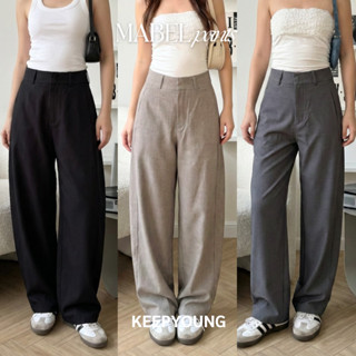 ใหม่ KEEPYOUNG - [S-3XL] กางเกง BARREL ทรงโค้งบาร์เรล รุ่น M…