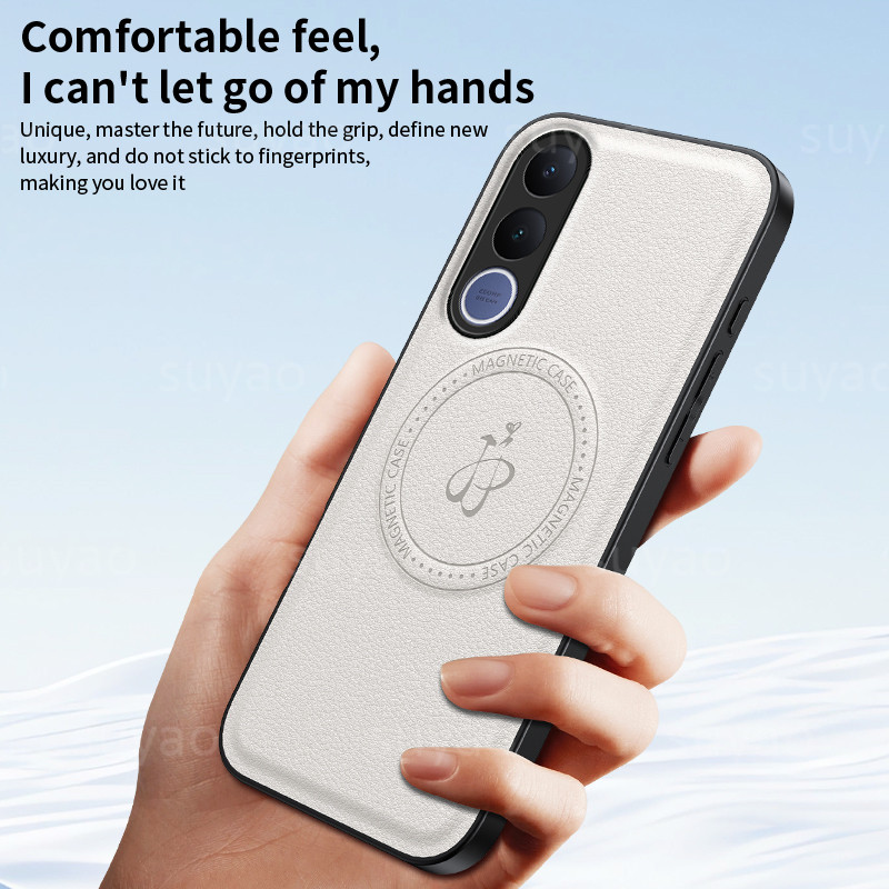 สําหรับ Vivo V70FE V70 FE 2026 เคสโทรศัพท์หรูหรา PU หนังผู้ถือแม่เหล็กปลอก VivoV70FE V70 V60 V50 Lite กันกระแทกป้องกันปกหลัง ราคา ถูกที่สุด ดีลบีเคเค แกลเลอรีภาพที่ 5