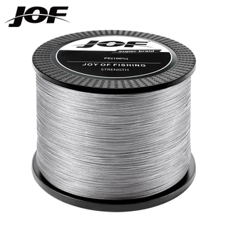 JOF 1000M X4 สายเบ็ดตกปลาแบบถัก PE คุณภาพสูง สำหรับการตกปลา