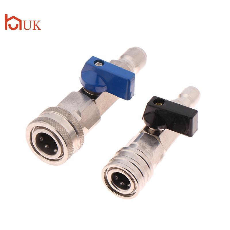 UK แรงดันสูงเครื่องซักผ้าบอลวาล์ว 3/8 หรือ 1/4 นิ้ว Qui Connector สําหรับปั๊มน้ําถังก๊อกน้ําเครื่องซ