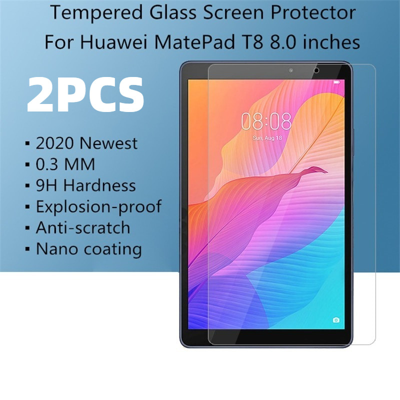 1-2Pcs Anti Blue Light Glass Screen Protector สําหรับ Huawei Matepad T8 T5 10.1 T3 9.6 C5e C5 10.4 C