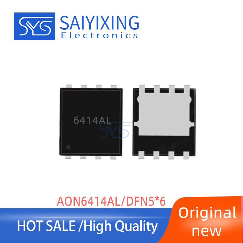 10PCS ยี่ห้อใหม่ AON6414AL 6414AL DFN5X6 MOSFET 30V 50A PDFN-8 MOSFET 6414A ทรานซิสเตอร์