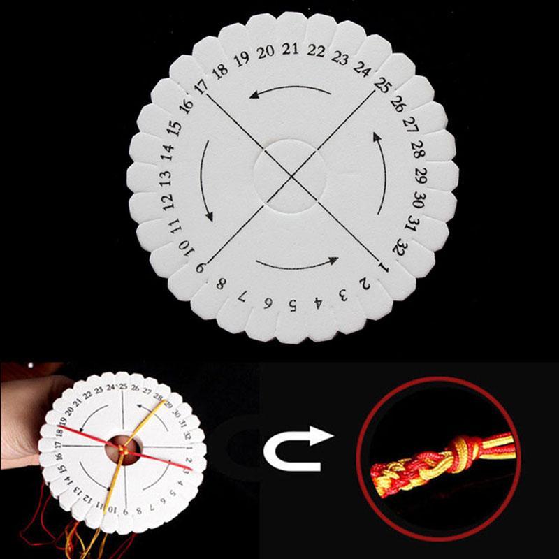 BLAZEFLOW เครื่องมือทําด้วยมือแผ่นถัก Kumihimo DIY Braiding Disc/Disk เครื่องประดับออกแบบ Board