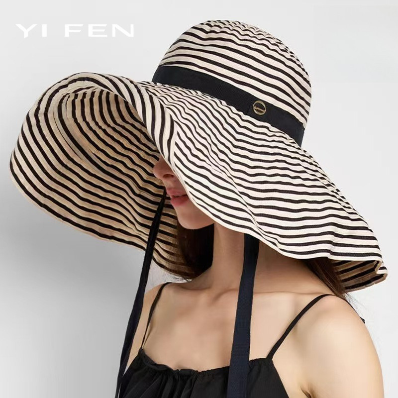 YIFEN หมวกทรงพับสำหรับผู้หญิง แบบใหม่ ปกป้องจากแสงแดด ไซส์ใหญ่