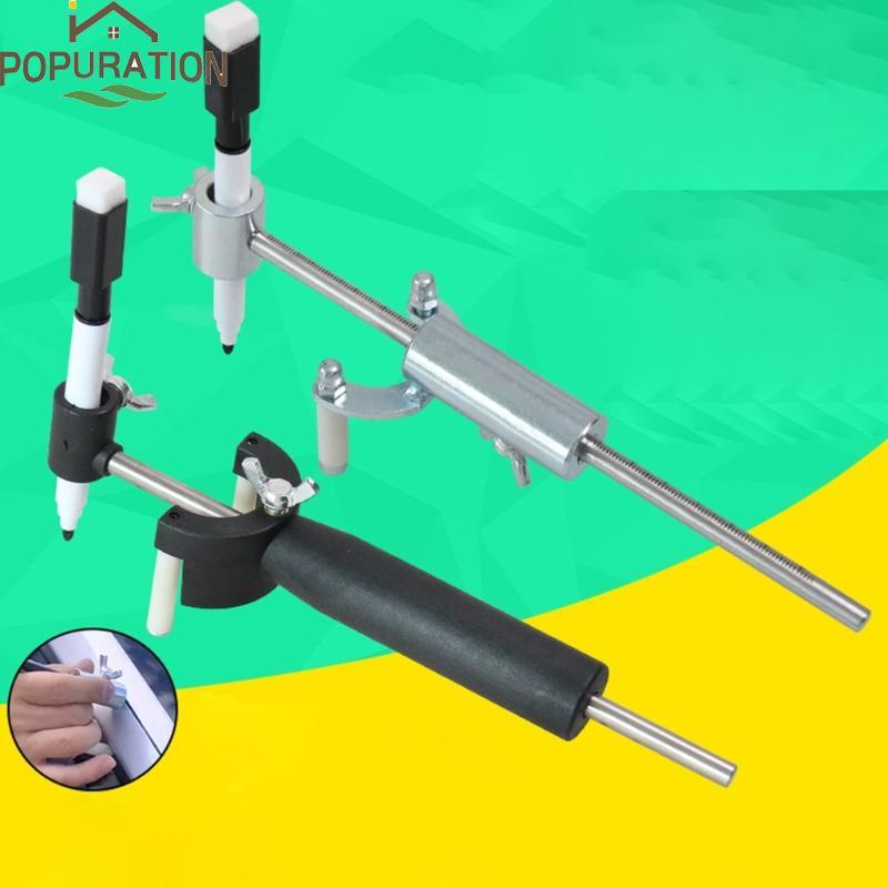 POP Professional ล้อ Arch Line Marker Dents Removal Kit ประกอบด้วย 2 ปากกา Scriber เครื่องมือ