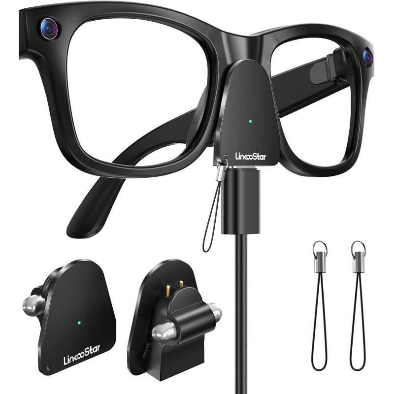 HdoorLink อะแดปเตอร์ชาร์จสําหรับ Meta แว่นตา Ray Ban Way-farer Sky-ler Head-liner & Oakley HSTN สมาร์ทแว่นตา Charger