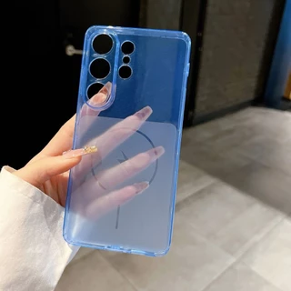 SAMSUNG Ultra-thinโปร่งใสSoft TPUเคสโทรศัพท์สําหรับSamsung Galaxy S22 S23 S24 S25 S26 Ultra S24 S25 S26 Plus S25 S24 FEกันกระแทกนุ่มMatteปกหลัง