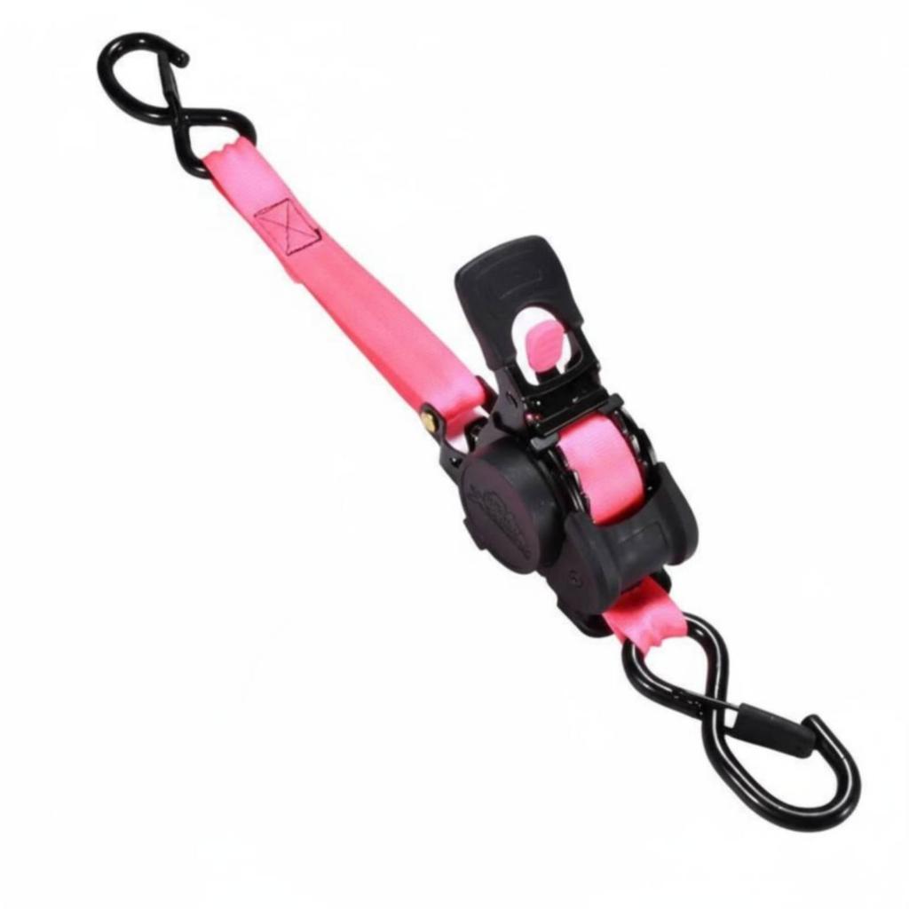 [Whgirld8] Auto Retractable Tie Down Multi Angle Ratchet Strap Heavy Duty Fastener สําหรับรถพ่วงกระเ