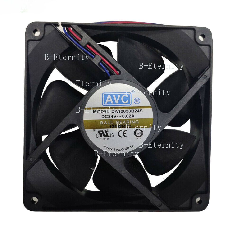 AVC DA12038B24S Axial Fan 24VDC 0.62A 120*120*38MM ชาร์จ Pile Cooling Fan