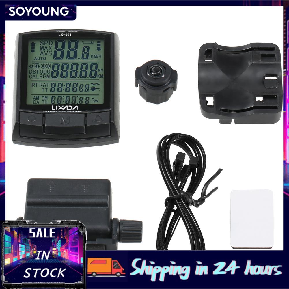 soyoung Lixada Bike Cycle Computer Speedometer เครื่องวัดระยะทาง MTB Road