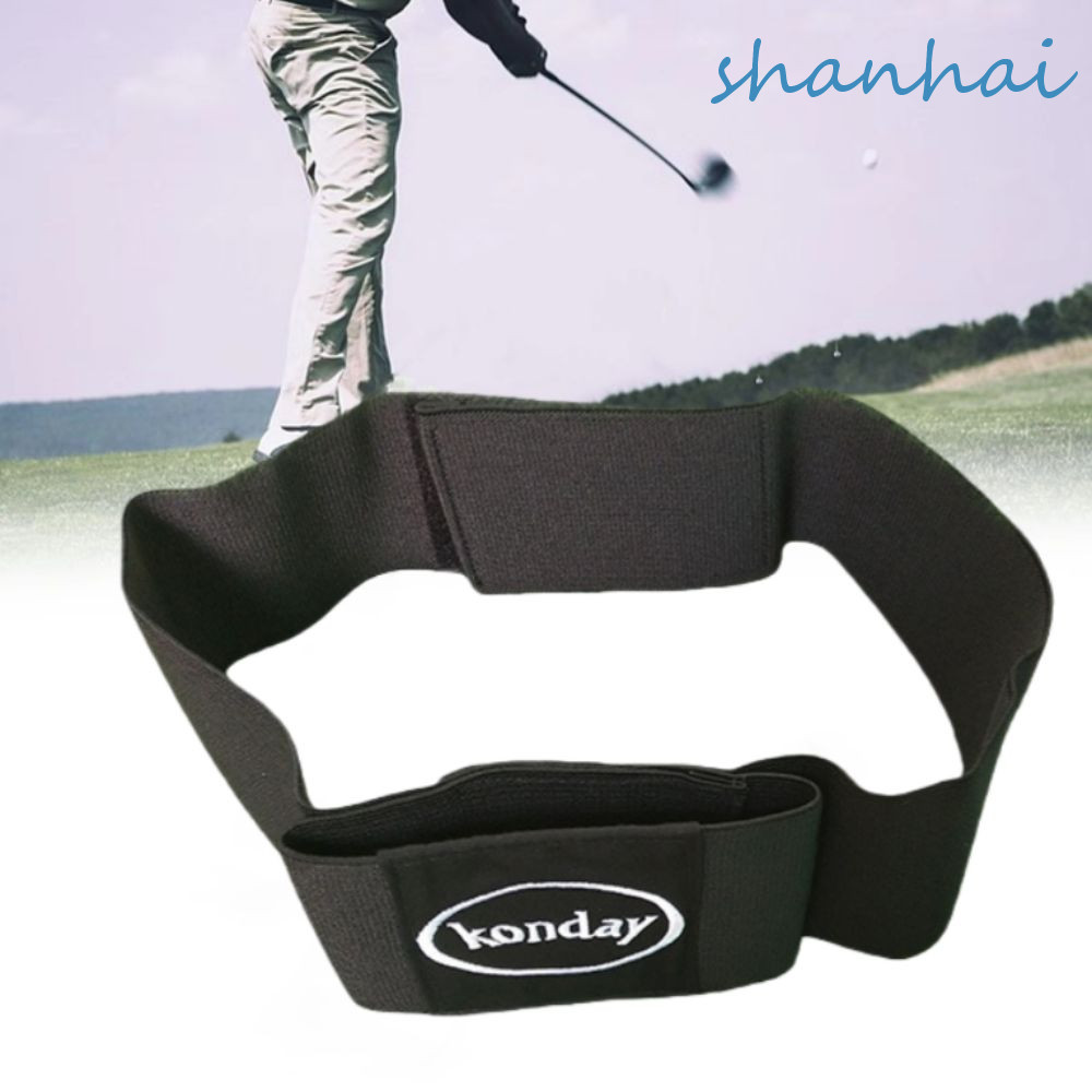 SHANHAI Golf Swing Strap, Arm Strap แหวนคู่ Golf Swing Training Aids, แบบพกพา Gesture Alignment Elastic Nylon Golf Practice Armband อุปกรณ์กอล์ฟ