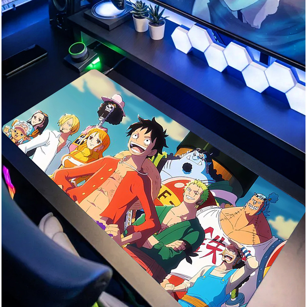 พร้อมส่ง แผ่นรองเม้าส์ 80x30x3 ซม. แผ่นรองเม้าส์ลายการ์ตูน Mouse Pad แผ่นรองเมาส์ ที่รองเมาส์