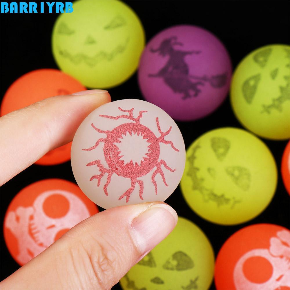 BARR1YRB 10 ชิ้น/เซ็ตฮาโลวีน Bouncy Balls, ยืด Eyeballs น่ากลัว Bouncy Eyeball, คอสเพลย์ Prop 32 มม.