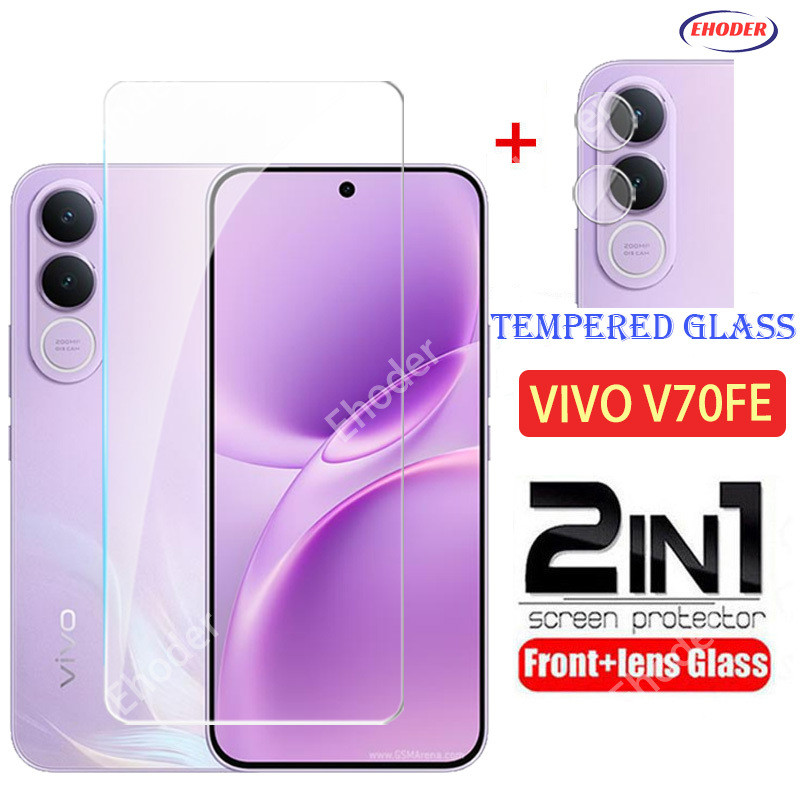 5 ชิ้นสําหรับ Vivo V70 5G 2026 โทรศัพท์กระจกนิรภัยใส VivoV70 Lite VivoV70Lite V 70 ป้องกันหน้าจอฟิล์ม HD 9H ใสฝาครอบ