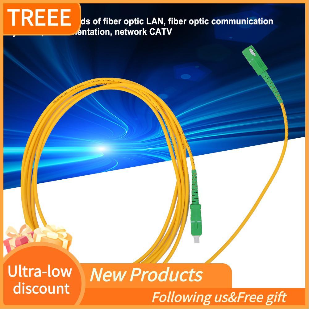Treee Treee FTVOGUE 2 ชิ้นสายแพทช์ไฟเบอร์ออปติก Single Mode & Core SC/-SC/-SM-G652D